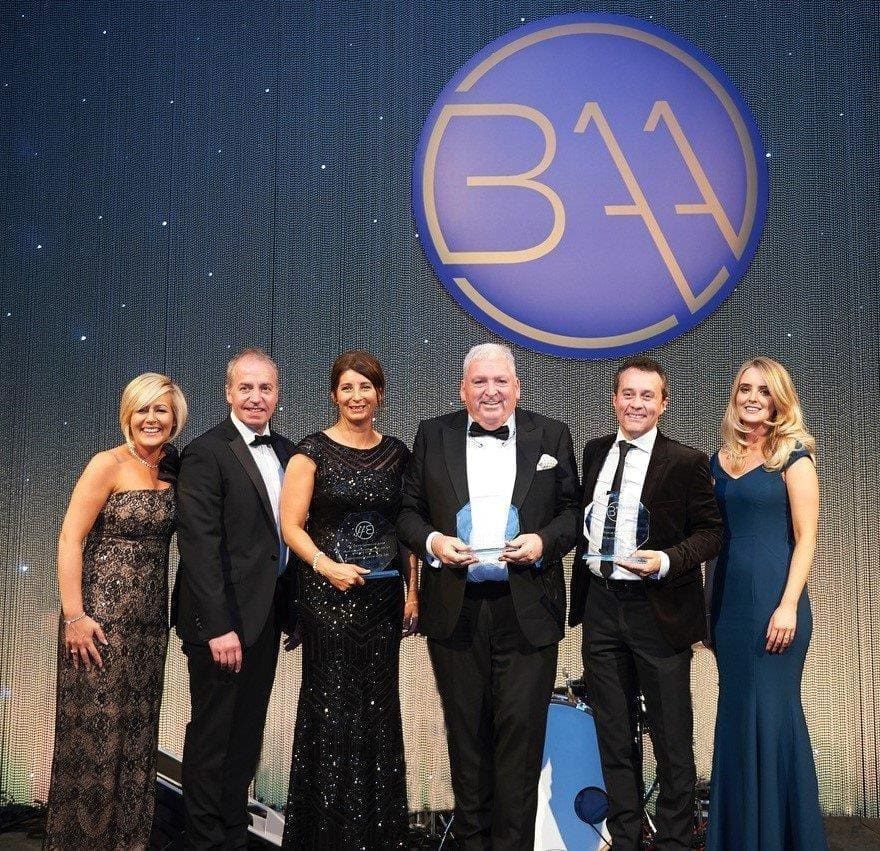 AAB team accepting award at British Accountancy Awards Gala