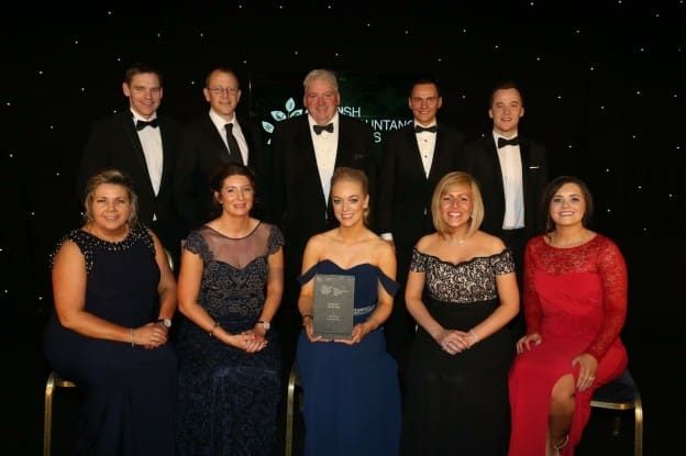 AAB team with award at Irish Accountancy Awards Gala Banquet Ceremony