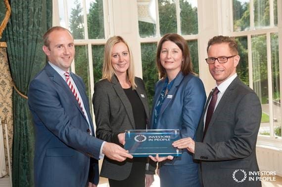 AAB team at Investors in People presentation ceremony