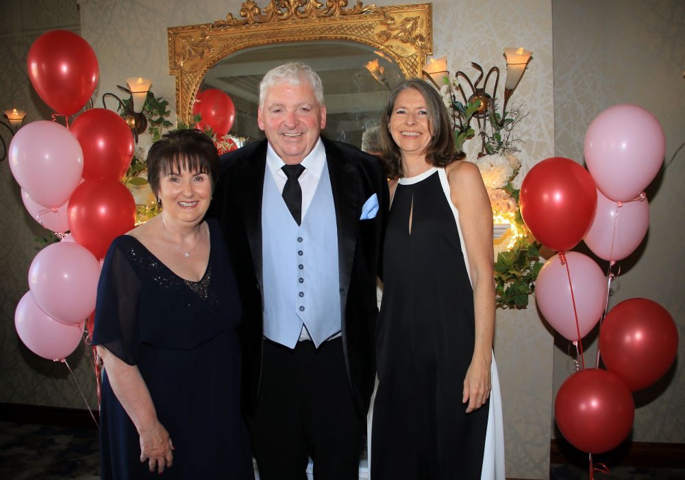 Sheena Anderson, Feargal McCormack and Emma Lancaster at the AABIE Charity Ball