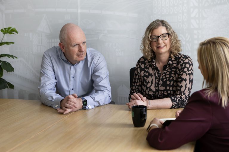 AAB Expands its English Footprint, image of Chris Harland, Emma Woods and Jo Waddicker.