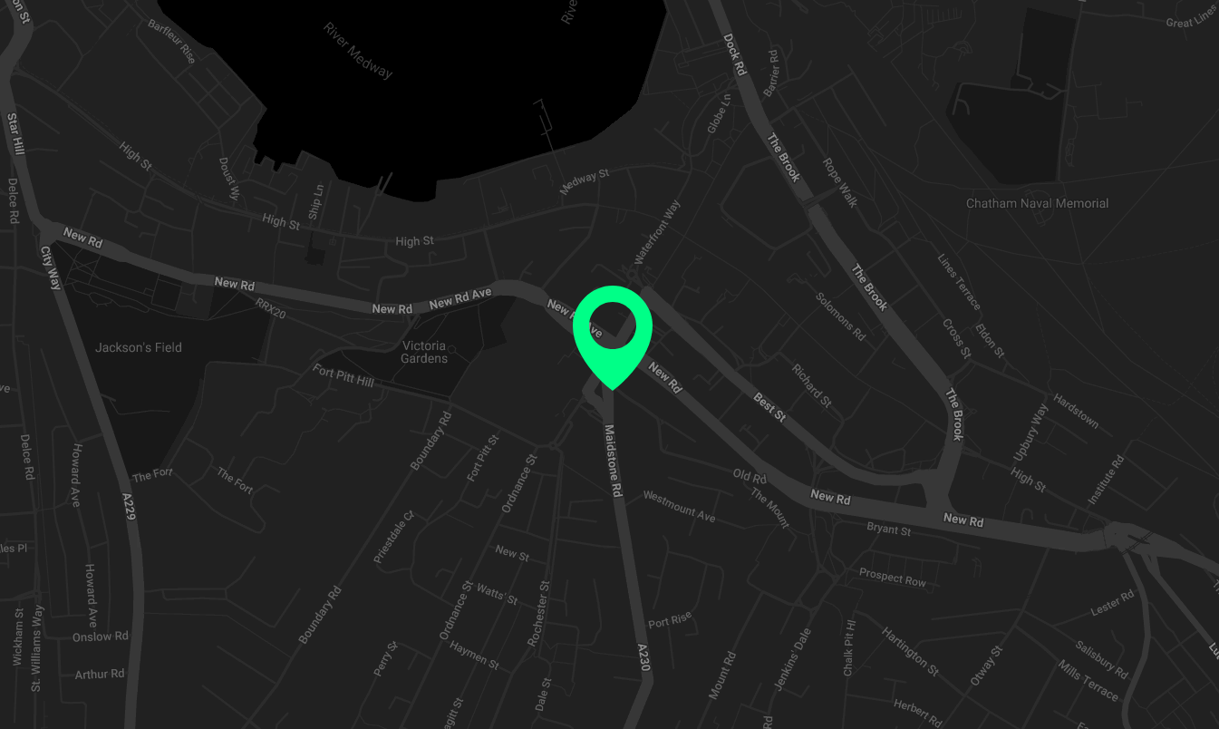 Chatham location map