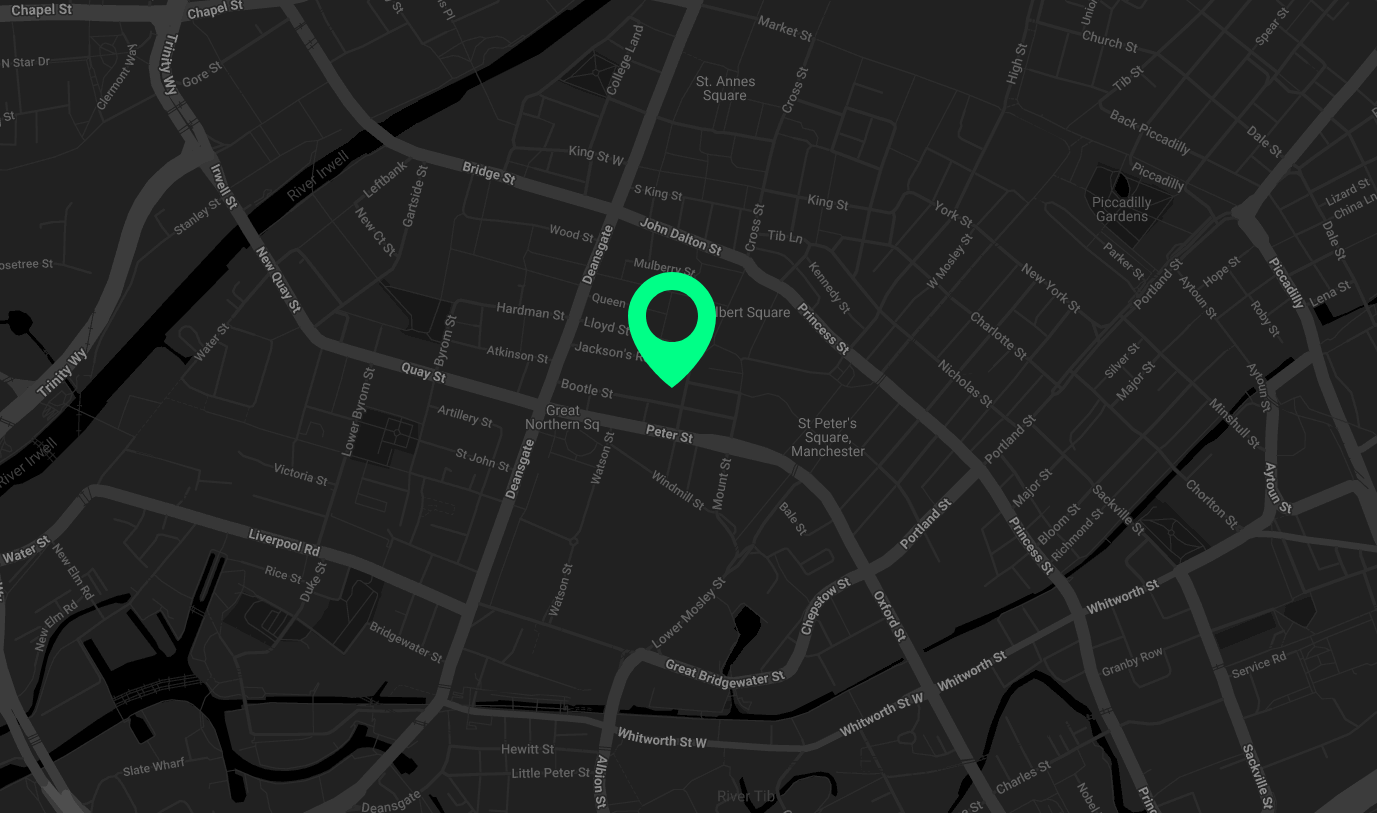 Map location - Manchester